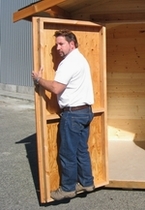 Mighty Shed Dbl Door System