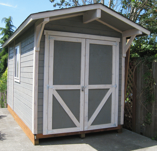 Mighty Shed painted