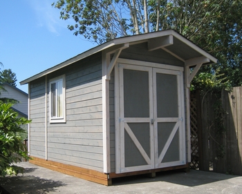 Painted Mighty Shed
